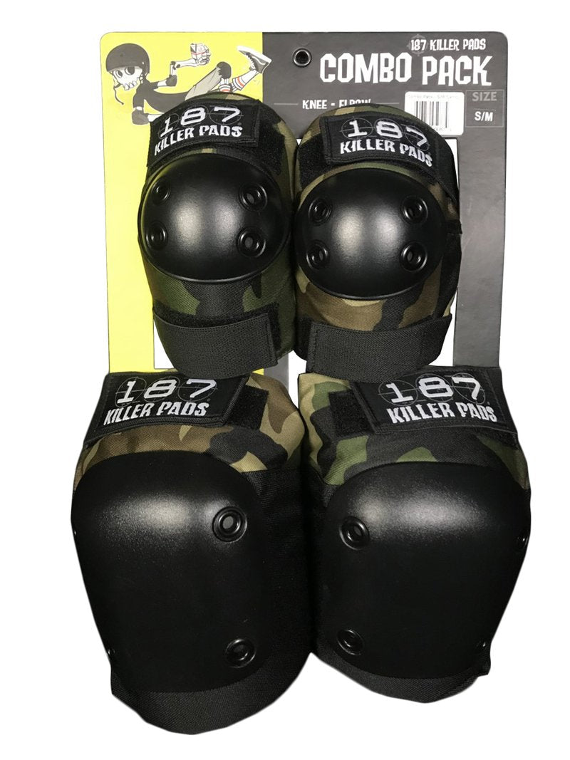 187 Killer Pads Knee and Elbow Pad Combo Pack