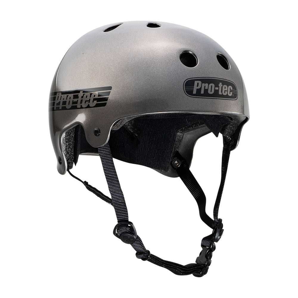 PRO-TEC Certified Helmet - Metallic Gun Metal