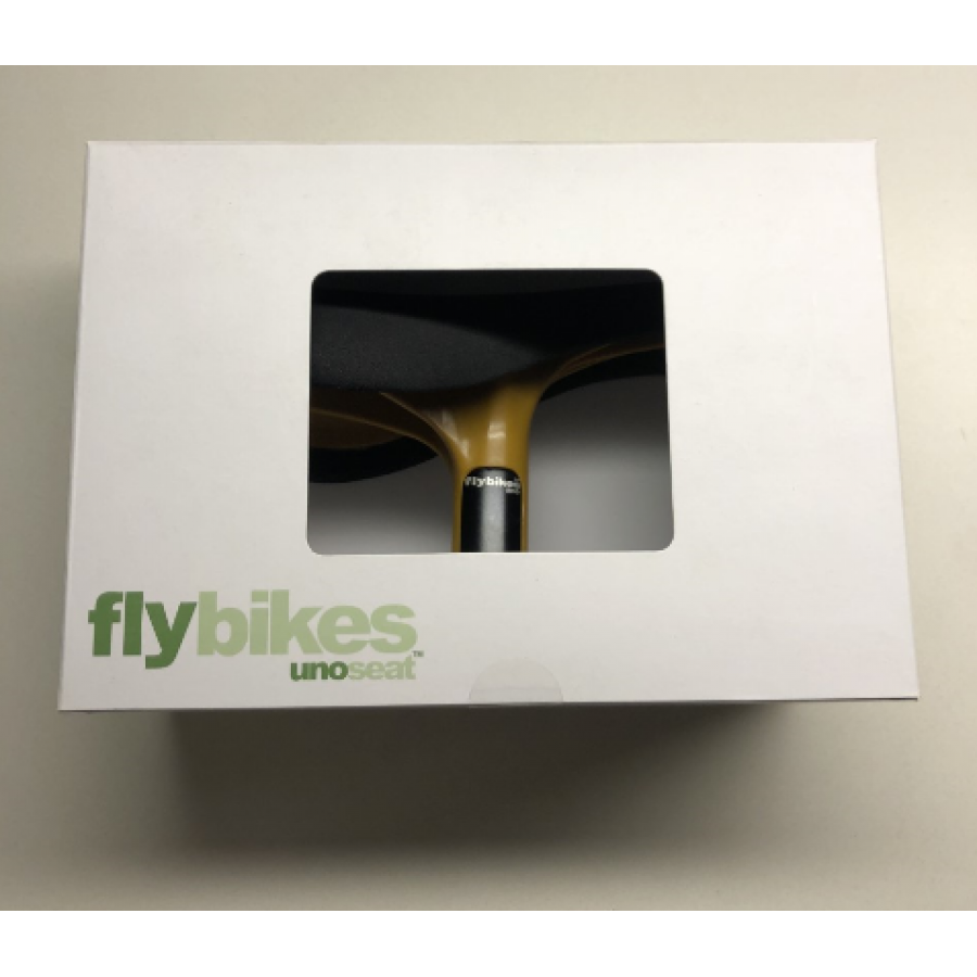 Fly Bikes Uno Seat/Post Combo - Black/Rubber